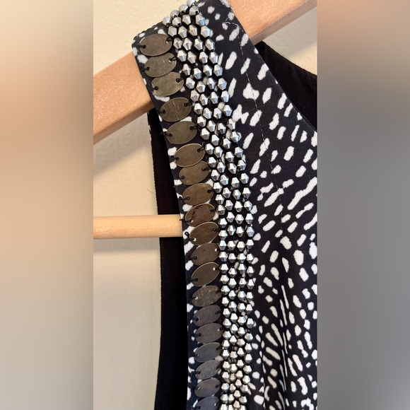 H&M Boho sleeveless sheath dress with beading XS - Picture 5 of 6